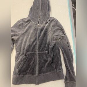 Juicy Couture Grey Zip Up